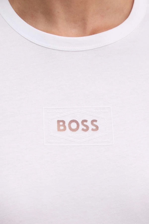 ΜΠΛΟΥΖΑ T-SHIRT BOSS - 100 ΛΕΥΚΟ